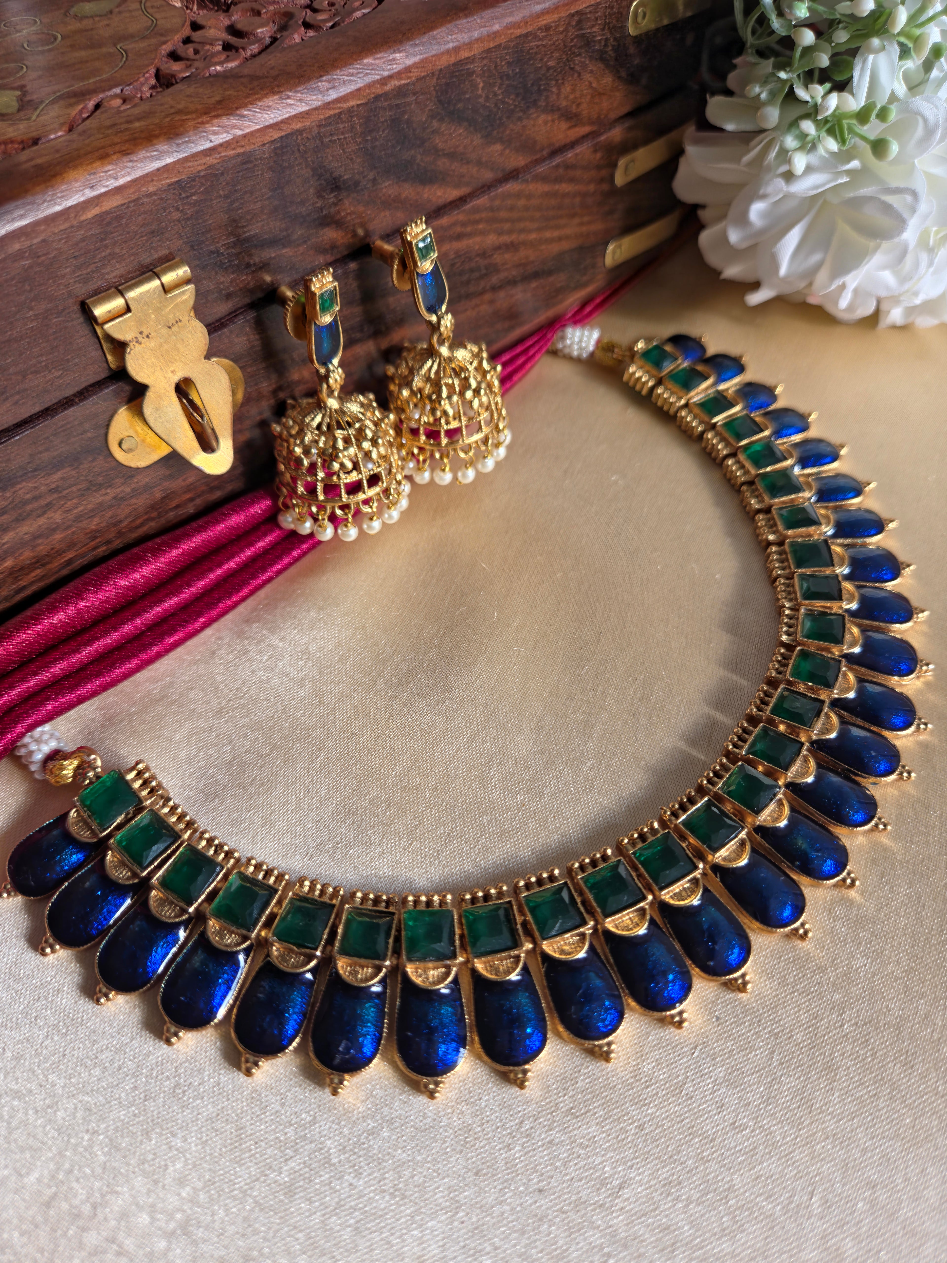 Kovai Palakka Necklace Set