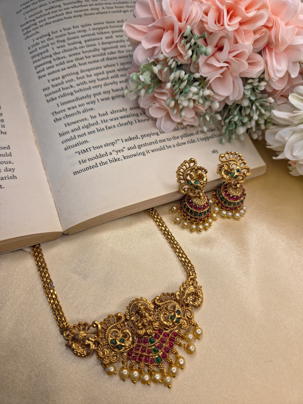 Traditional Lakshmi Choker Set
