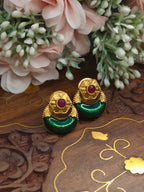 Halfmoon Enamel Palakka Necklace Set