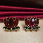 Lotus Motif Necklace Set