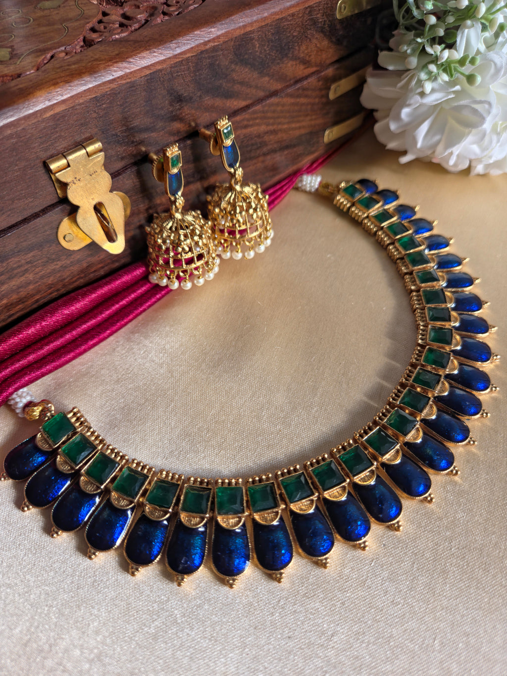 Kovai Palakka Necklace Set