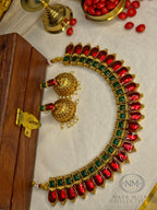 Traditional Kerala Palakka Necklace Set