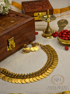 Traditional Lakshmi Coin Necklace Set