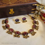 Lotus Necklace Set