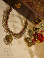 Lakshmi Kemp Pearl Haaram Set