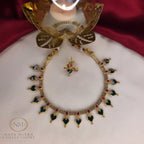 Premium Banyan Leaf Motif Palakka Necklace Set