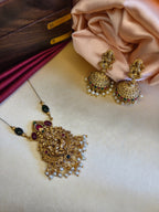Traditional Lakshmi Invisible Pendant Set